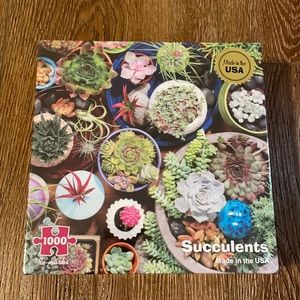 Succulents 1000 Piece Puzzle